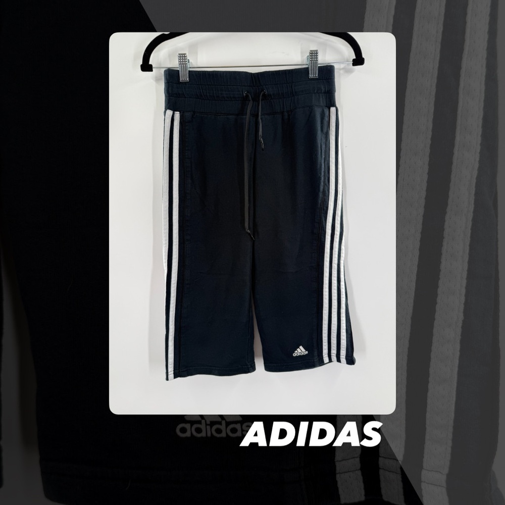 EUC Adidas Youth Cropped Pants